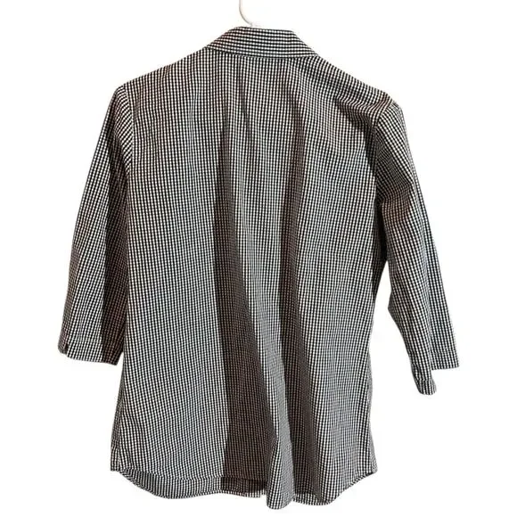 VTG Disney Store Mickey Mouse Shirt Gingham Snap Button Women's M Single Stitch - Picture 2 of 10